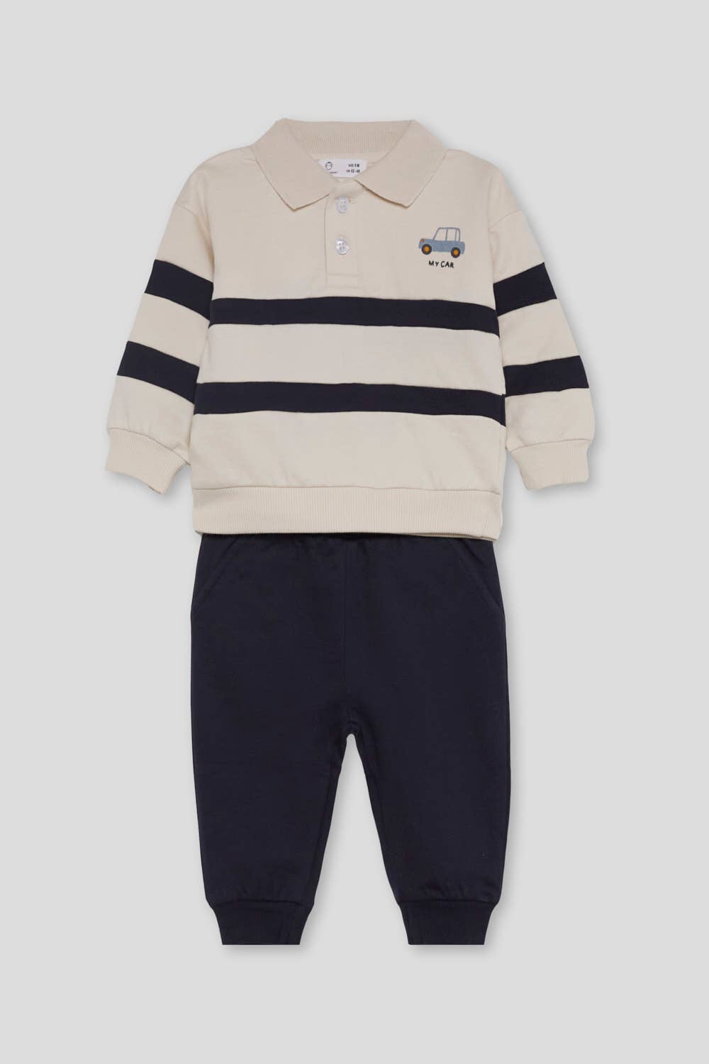 Jace set | Navy Beige