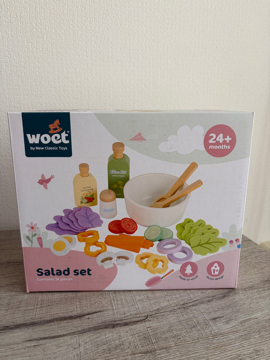 Houten Salade Set – 36-delig 🥗