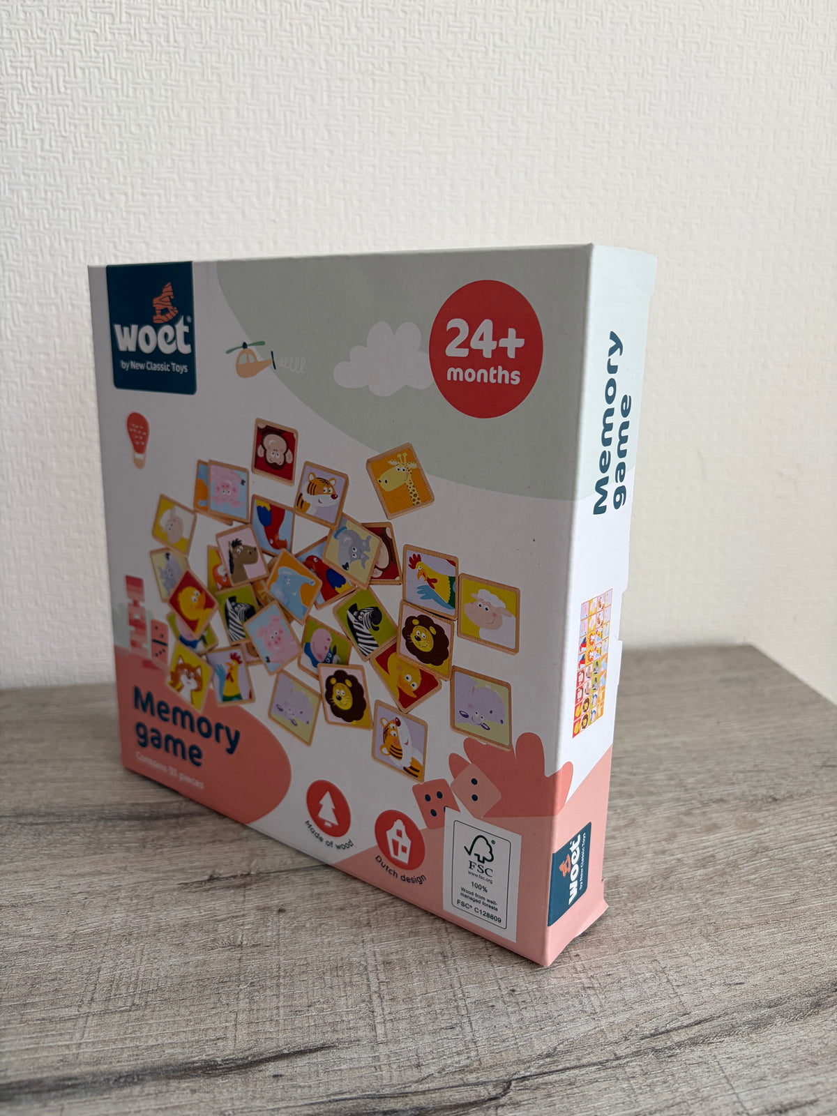 Houten Memory Dieren – 33-delig 🦁
