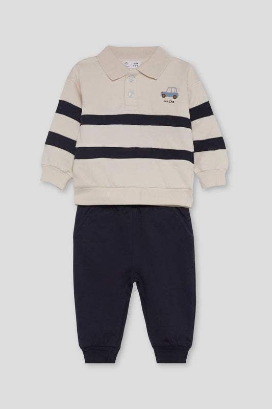 Jace set | Navy Beige